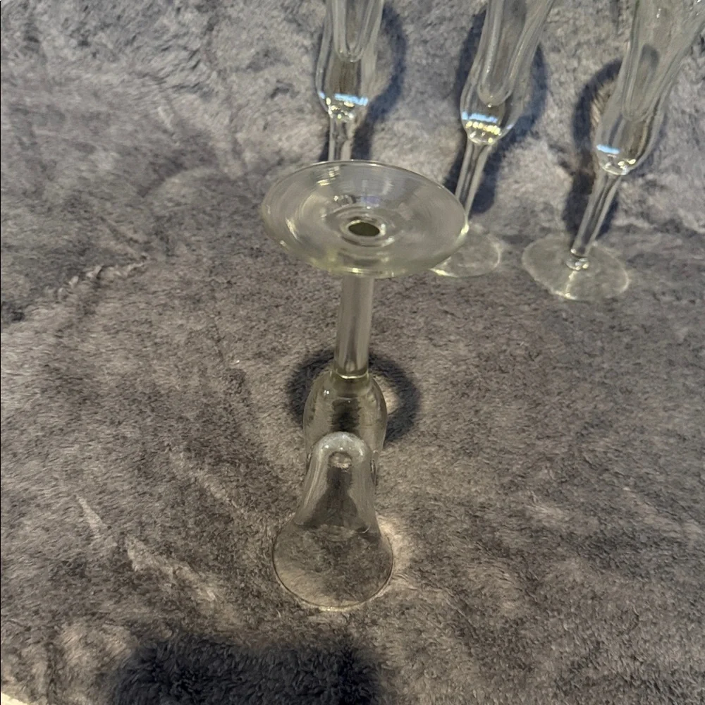 Holmegaard Aperitif Cordial Glasses 6” Set of 4 Vintage MCM 60s or 70s EUC